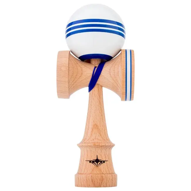 KendamaUSA Kaizen Triple Stripe White/Blue Jet Shape